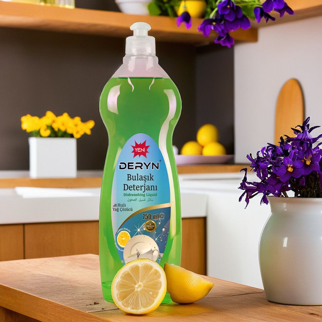 Deryn bulaşık deterjanı 750ml - Limon ferahlığı